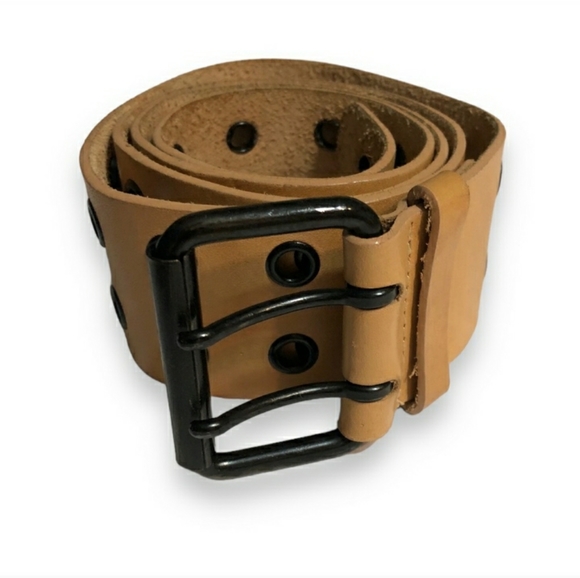 STREETS AHEAD Tan Leather Belt EUC! - Picture 3 of 5